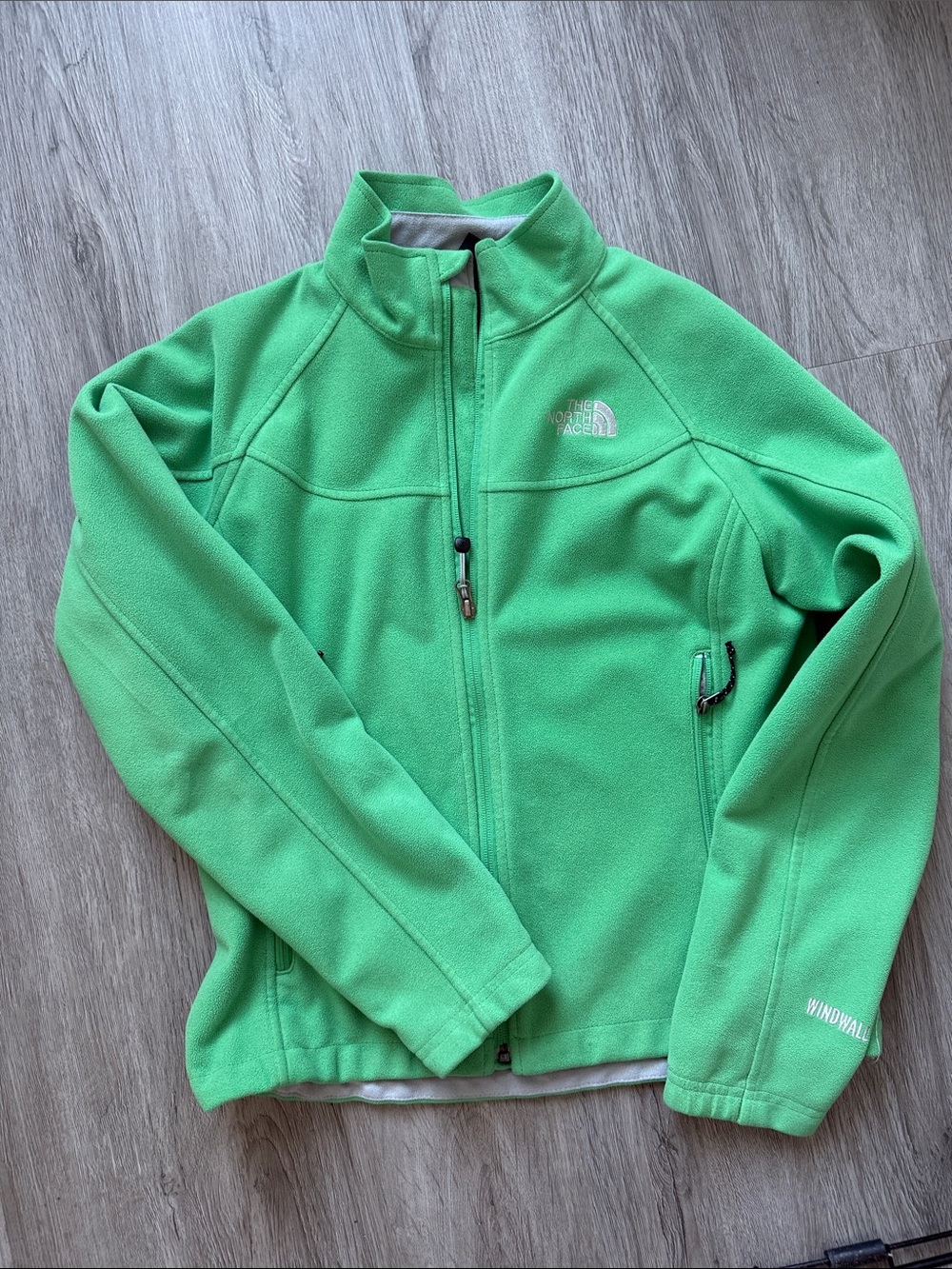 The North Face Kids WindWall Fleece Jacket - Lime Green